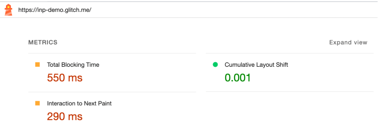 INP-waarde scenario 1